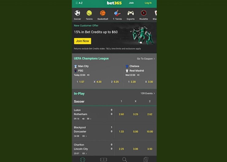 bet365 tem app