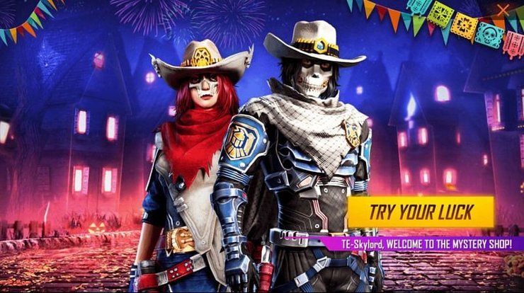 Free Fire Mystery Shop Bundles