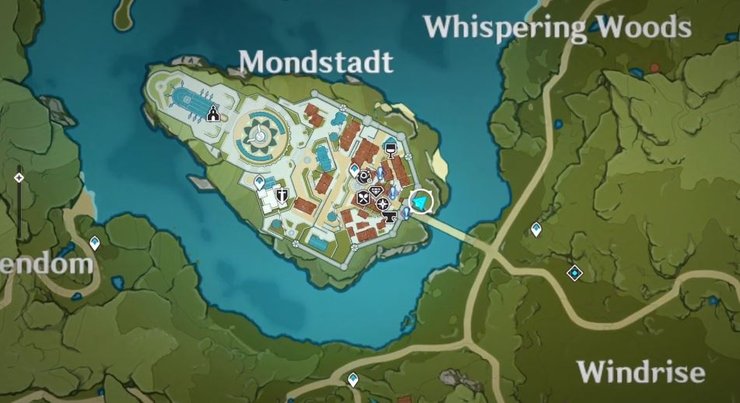 Mondstadt Dandelion Location