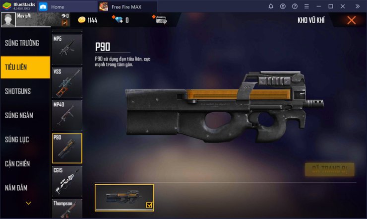 Free Fire Smgs P90