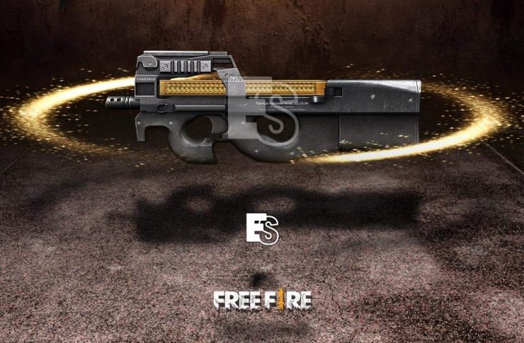 P90 Gun In Free Fire