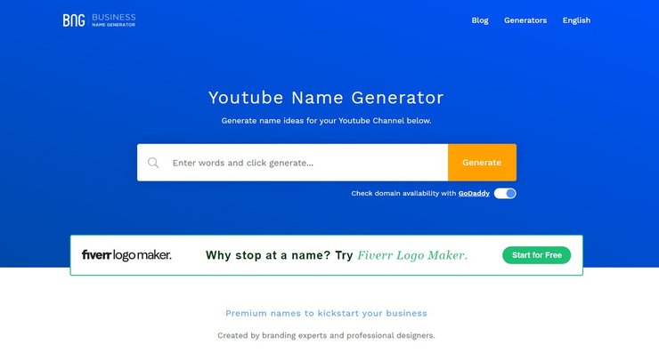 Youtube Name Generator