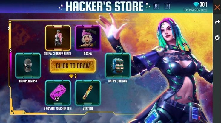 Free Fire Hackers Store Event Details How To Spin And Win The Sakura Clubber Bundle May 2021 3987