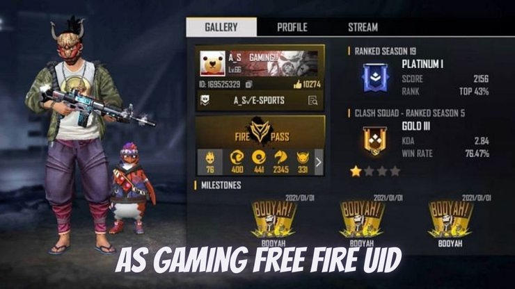 A_S Gaming Free Fire ID