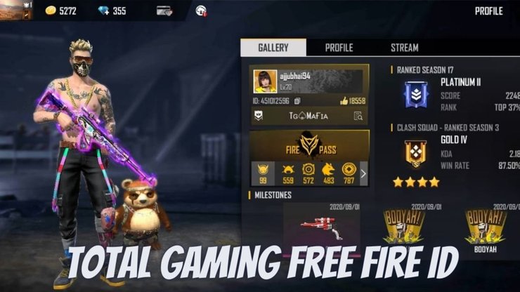 Total Gaming Free Fire Id 