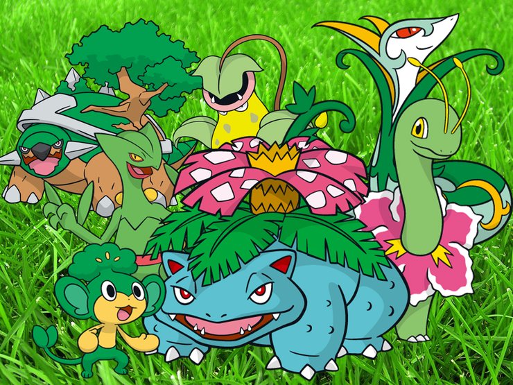 Grass Pokemons Are Cute