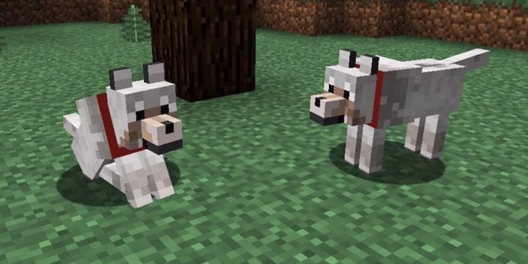 Tamed Wolf Minecraft