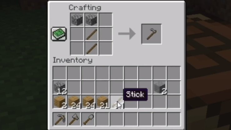 Stone Hoe Minecraft