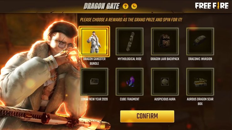 Free Fire Dragon Gate Event: How To Get Free Dragon Gangster Bundle