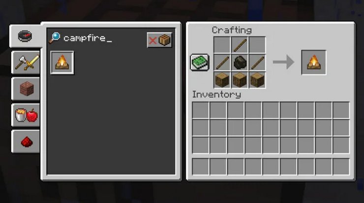 Campfire Recipe Minecraft