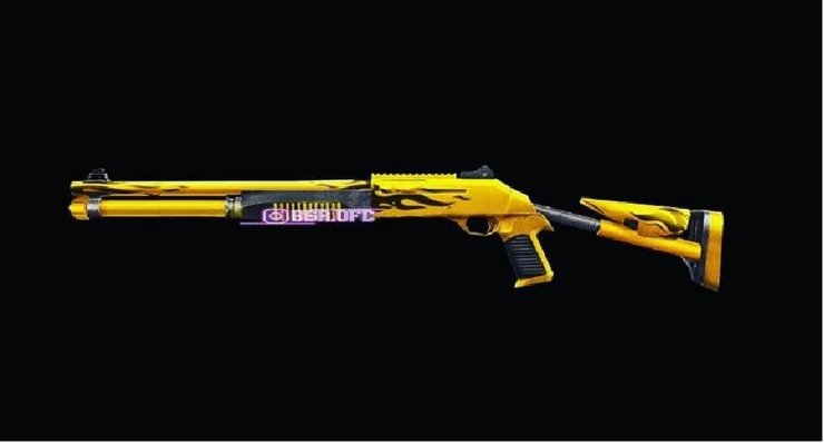 Golden M1014 Free Fire