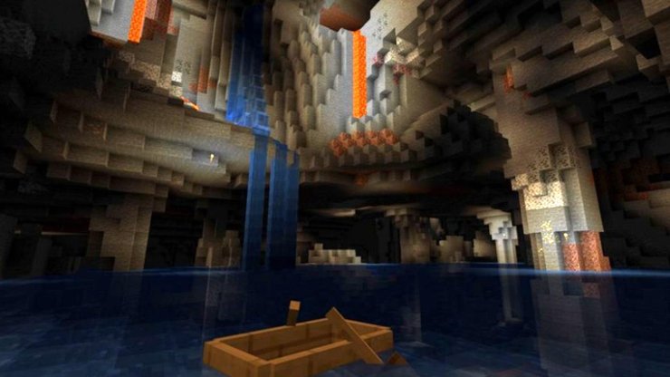 Minecraft Mağaraları Kayalıkları