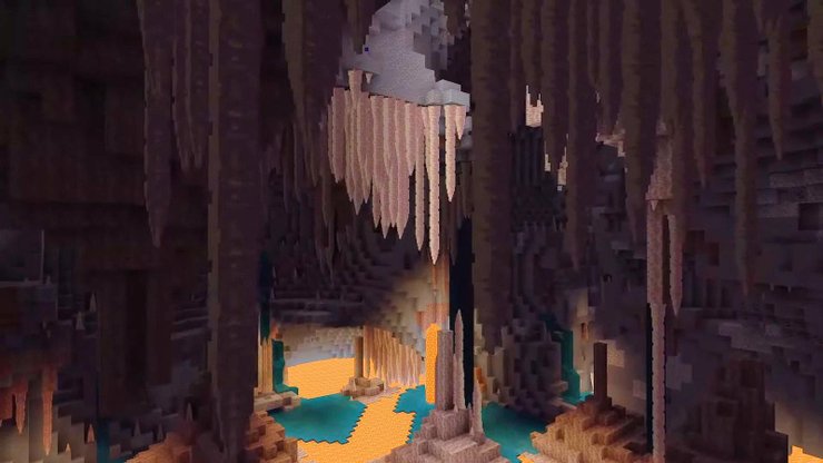 Minecraft Damlayan Taş Mağaraları