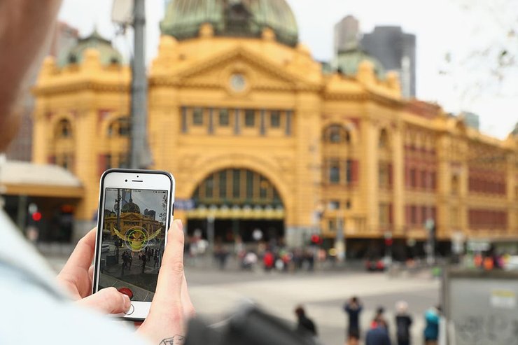 Pokemon Go In The Square