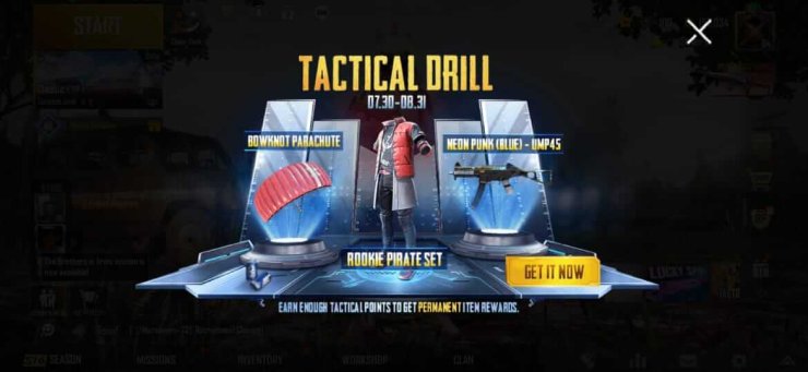 Tactical Drill Event Pubg Mobile