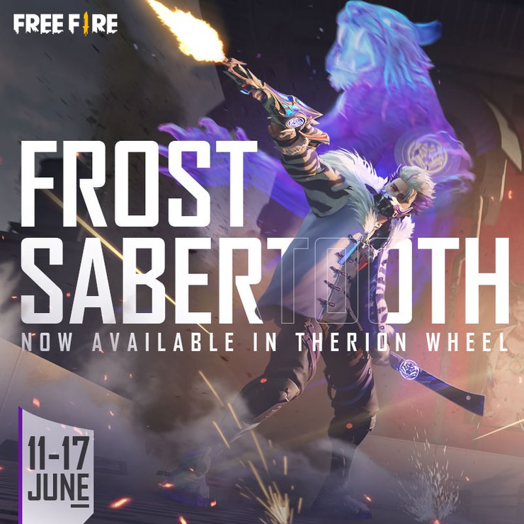 Therion Wheel Event In Free Fire Get The Frost Sabertooth Bundle For Free