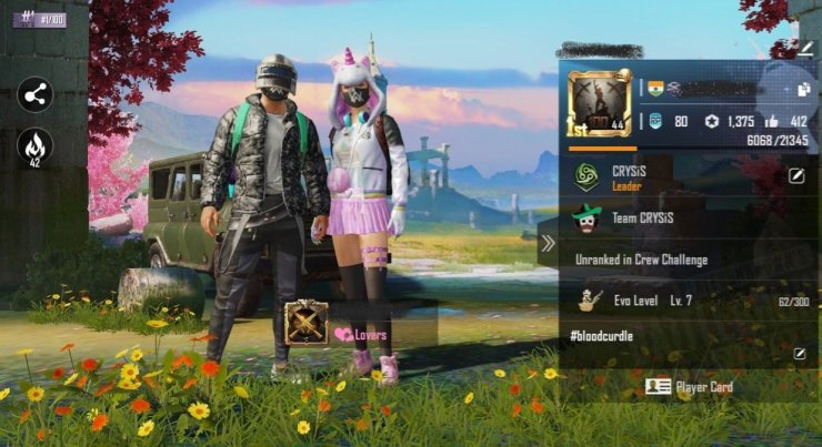 Lover In Pubg Mobile