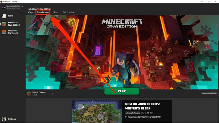 minecraft launcher how to allocate more ram it says m not g