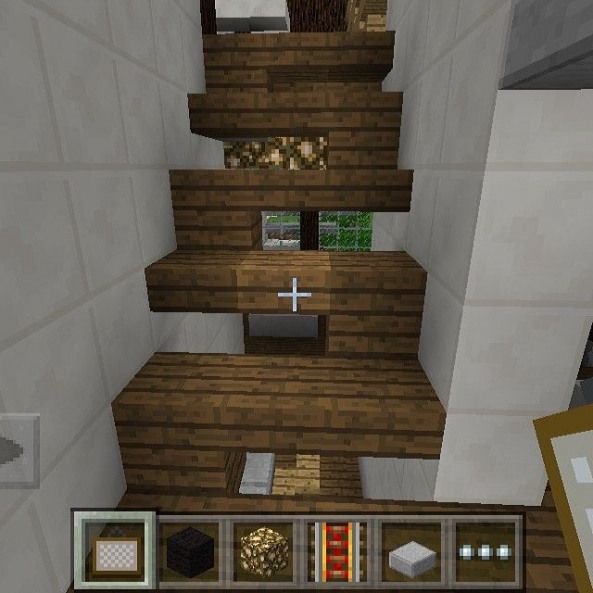 minecraft spiral staircase big