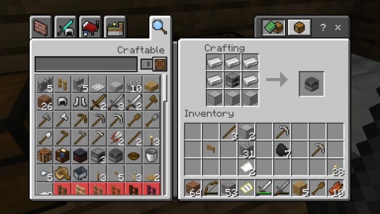 Minecraft Blast Furnace Recipe Crafting