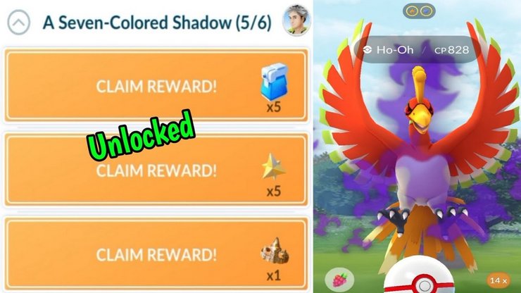A Seven Colored Shadow Pokemon Go Mission