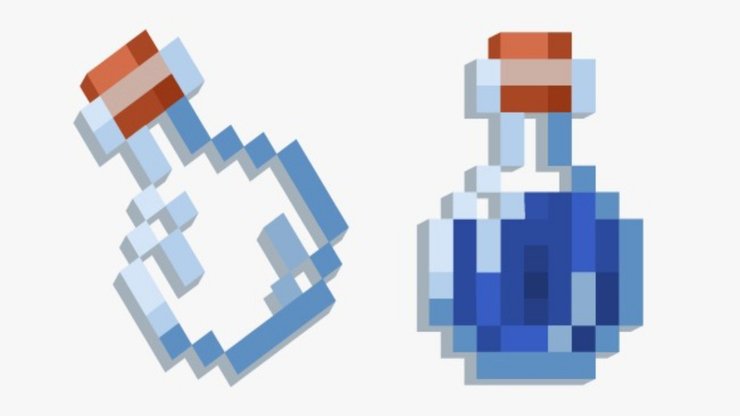 Glass Bottle In Minecraft Feature