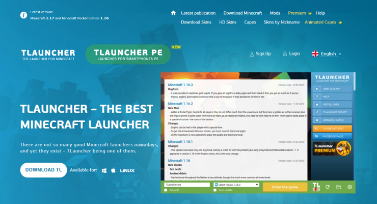 tlauncher java edition