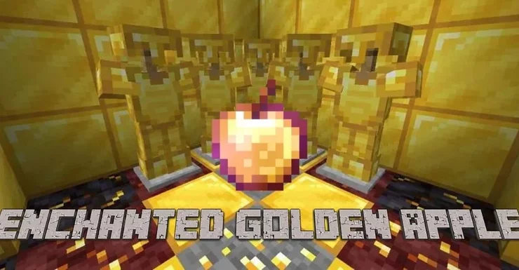 How to find enchanted golden apples in minecraft bedrock