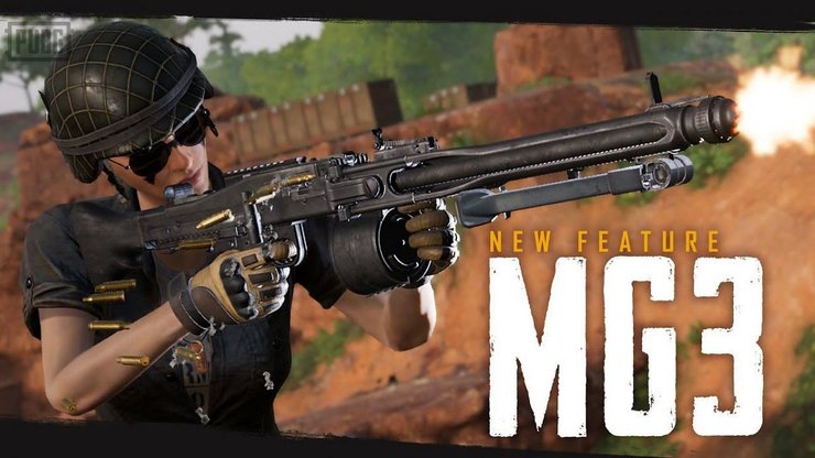 The new MG3 gun