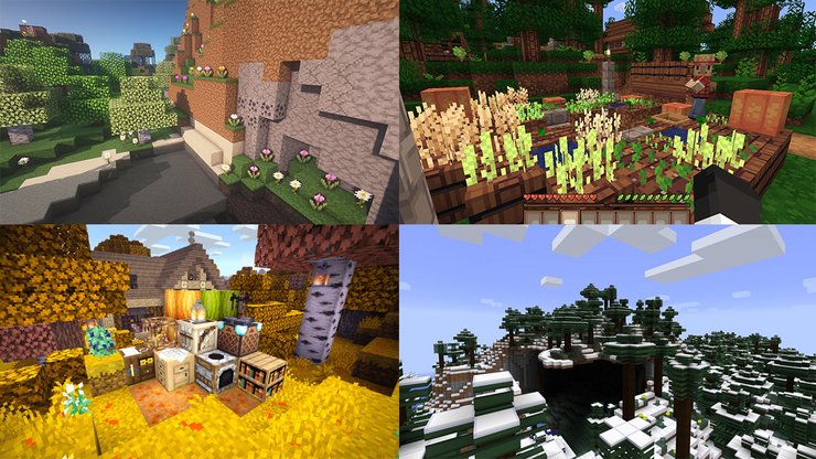 Minecraft News on X: Version 2 of the NEW #Minecraft: Java Textures are  available to download! Read more here:  :)   / X