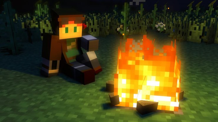 Campfire Minecraft Light