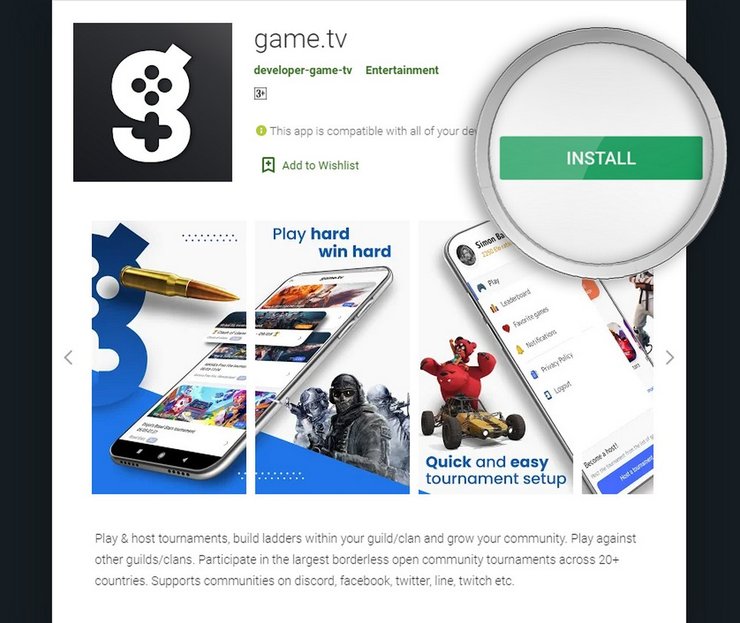 Game Tv App