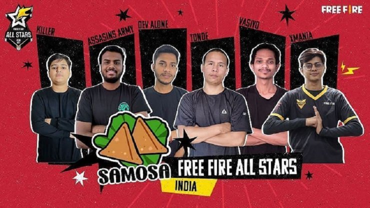 Free Fire All Stars 2021 Asia Team India