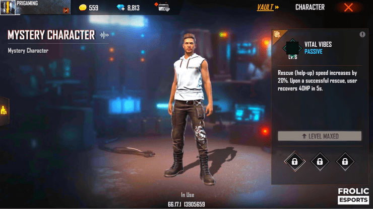 Free Fire Ob29 Characte