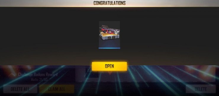 Free Fire loot crate