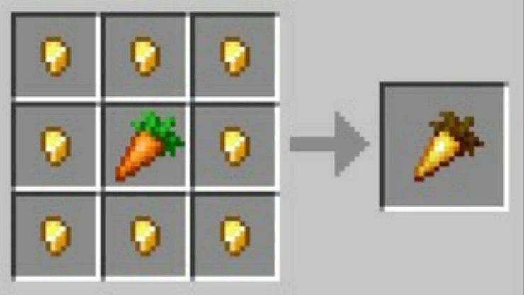 Golden Carrot Minecraft Recipe And How To Use It | Minecraft Guide