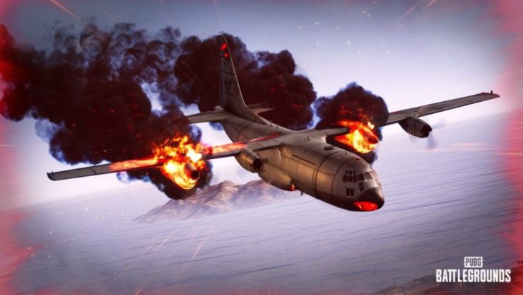 Burning Plane in PUBG 13.1 update