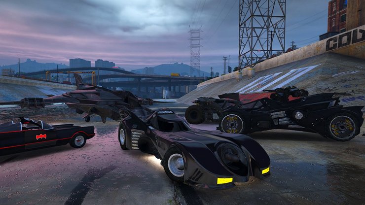 All the batman vehicles 