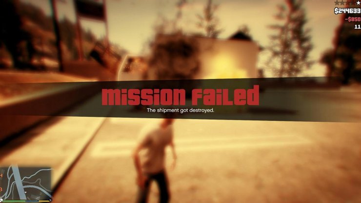 You can fail your mission 