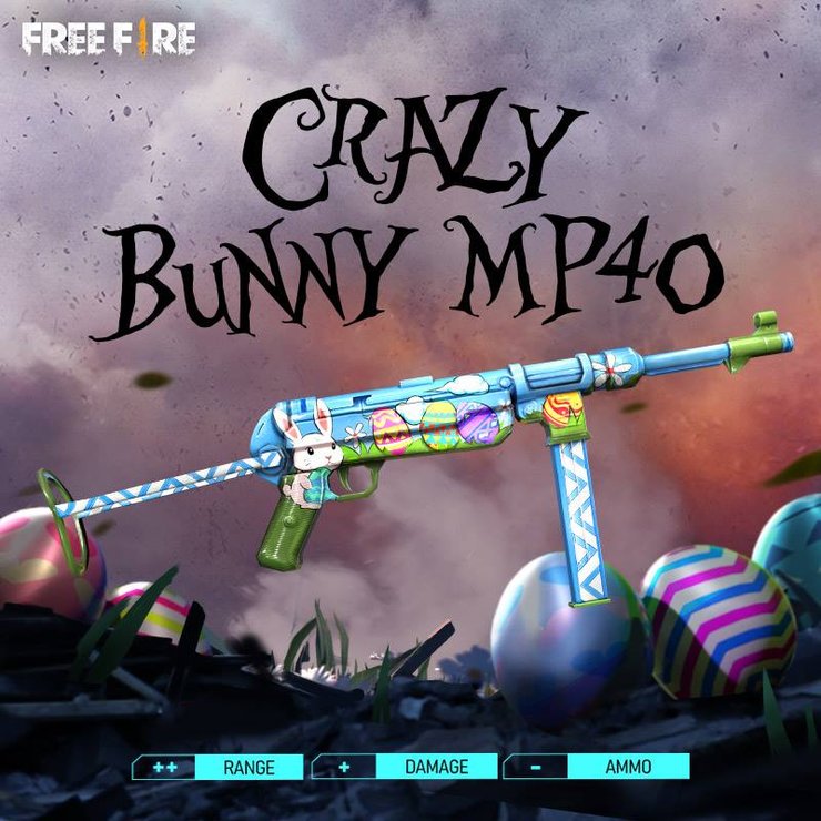 Crazy Bunny MP40 skin