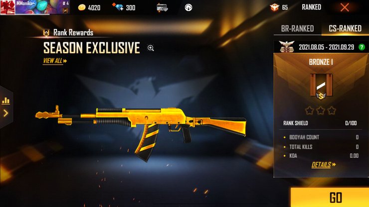 Golden An94 Skin