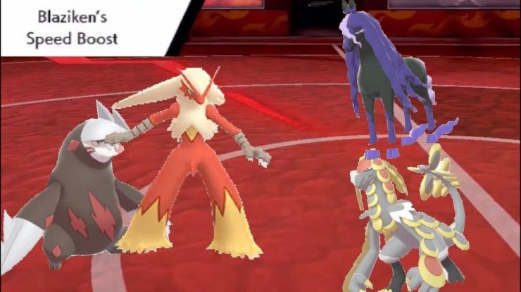 Speed Boost Blaziken best hidden ability pokemon sword and shield