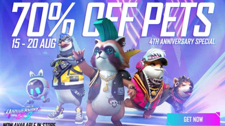 Free Fire Pets At 70 Off 3