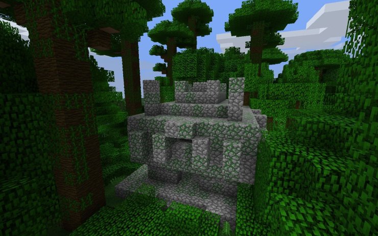 Jungle Temple Spawn Pc Minecraft Seed