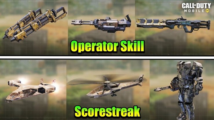 Scorestreaks And Operator Skills