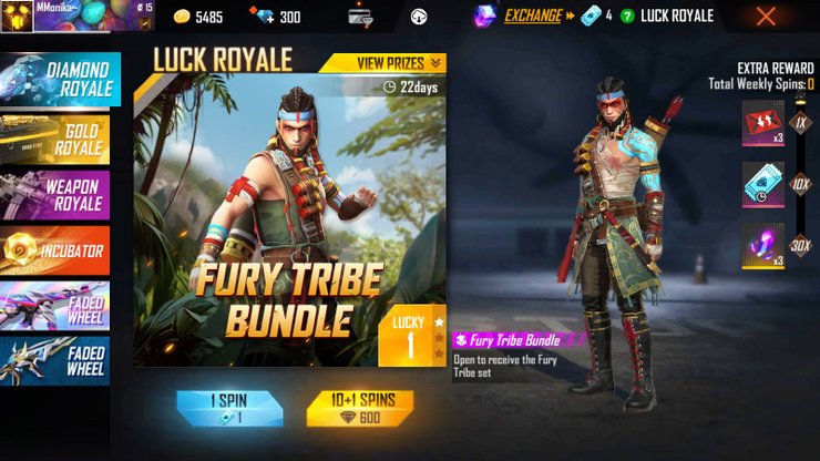 Fury Tribe Bundle Diamond Royale