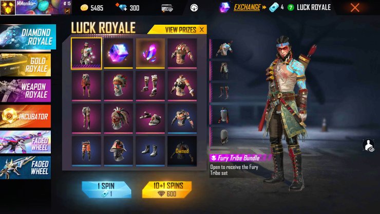 Fury Tribe Bundle Diamond Royale 1