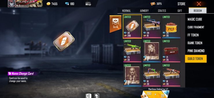 Guild store