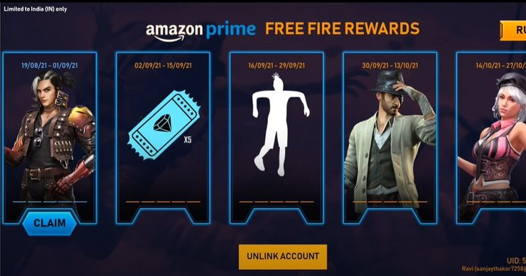 Amazon Prime Linked Account