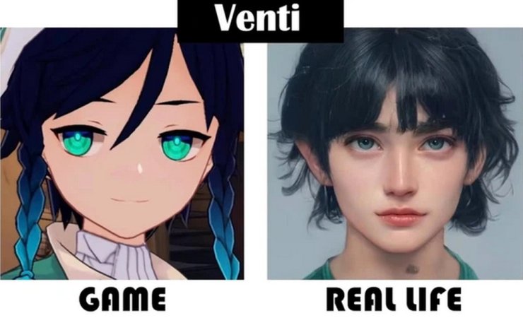 Realistic Genshin Impact Characters How They Would Look In Real Life